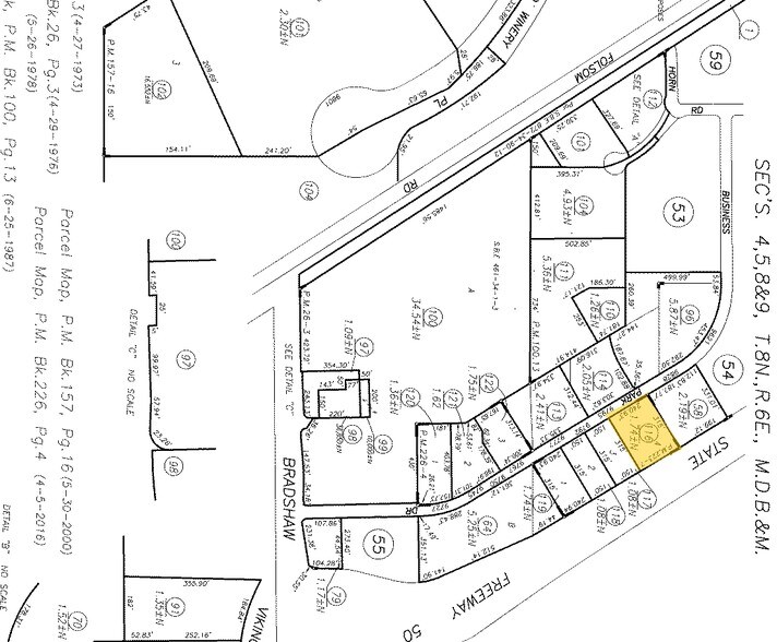 9816 Business Park Dr, Sacramento, CA à vendre - Plan cadastral – Image 2 sur 2
