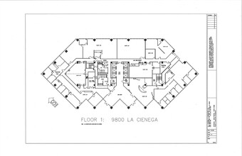 9800 S La Cienega Blvd, Inglewood, CA à louer Plan d’étage– Image 1 sur 1