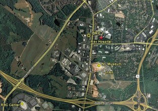 2709 Blue Ridge Rd, Raleigh, NC - Vue aérienne vue de carte - Image1