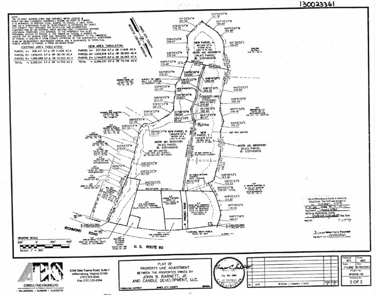 7505 Richmond Rd, Williamsburg, VA à vendre - Plan cadastral – Image 3 sur 3