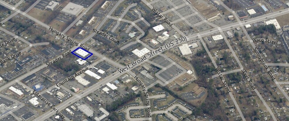 2910-2914 Hungary Spring Rd, Richmond, VA à louer - Aérien – Image 3 sur 4