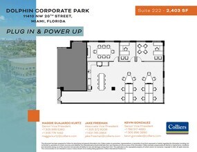 11410 NW 20th St, Miami, FL à louer Plan d’étage– Image 1 sur 2