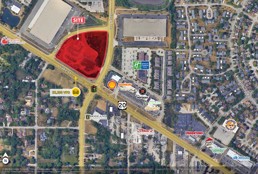 823 W Lake St, Hanover Park, IL à louer - Aérien – Image 2 sur 3