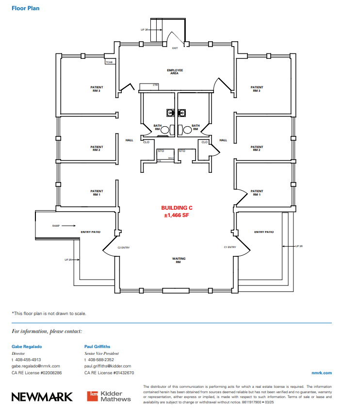 1150 Scott Blvd, Santa Clara, CA à louer Plan d’étage– Image 1 sur 1