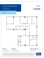 5433 Westheimer Rd, Houston, TX à louer Plan d’étage– Image 1 sur 1