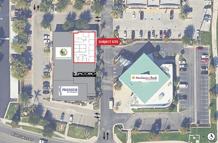 3850 Riverlakes Dr, Bakersfield, CA à louer - Plan de site – Image 2 sur 5