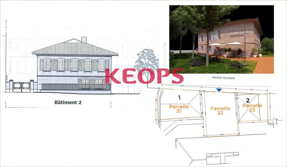 Local commercial dans Ramonville-Saint-Agne à vendre - Plan d’étage – Image 2 sur 3
