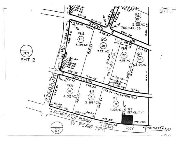12200 Thatcher Ct, Poway, CA à louer - Plan cadastral – Image 2 sur 3