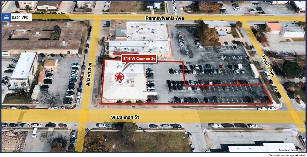 816 W Cannon St, Fort Worth, TX à louer - Aérien – Image 2 sur 15