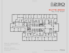 230 Peachtree St NW, Atlanta, GA à louer Plan d’étage– Image 1 sur 1