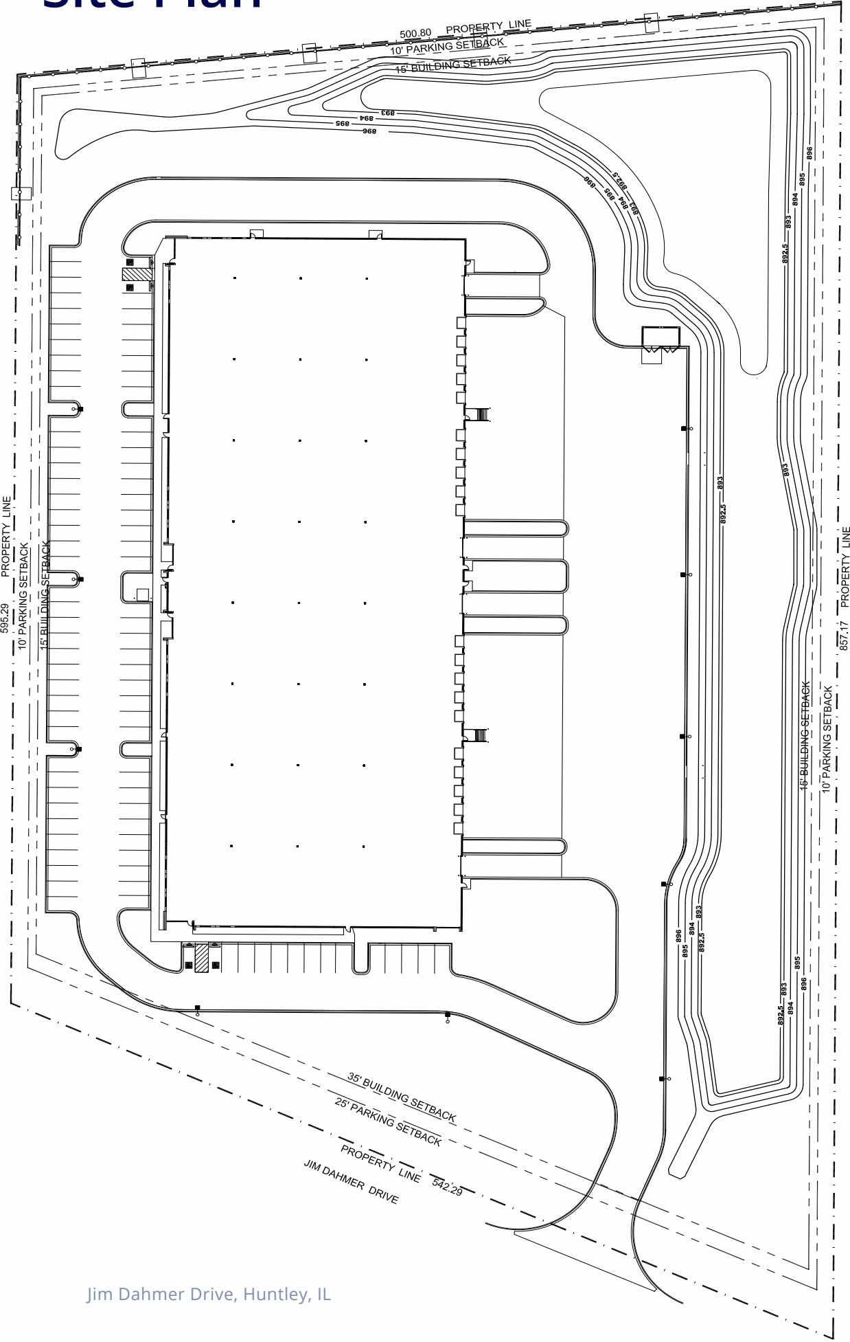 Jim Dahmer Dr, Huntley, IL à louer Plan de site– Image 1 sur 1