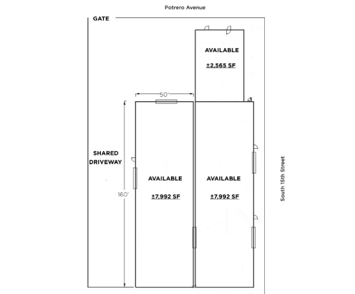 1420-1430 Potrero Ave, Richmond, CA à louer Plan d’étage– Image 1 sur 1