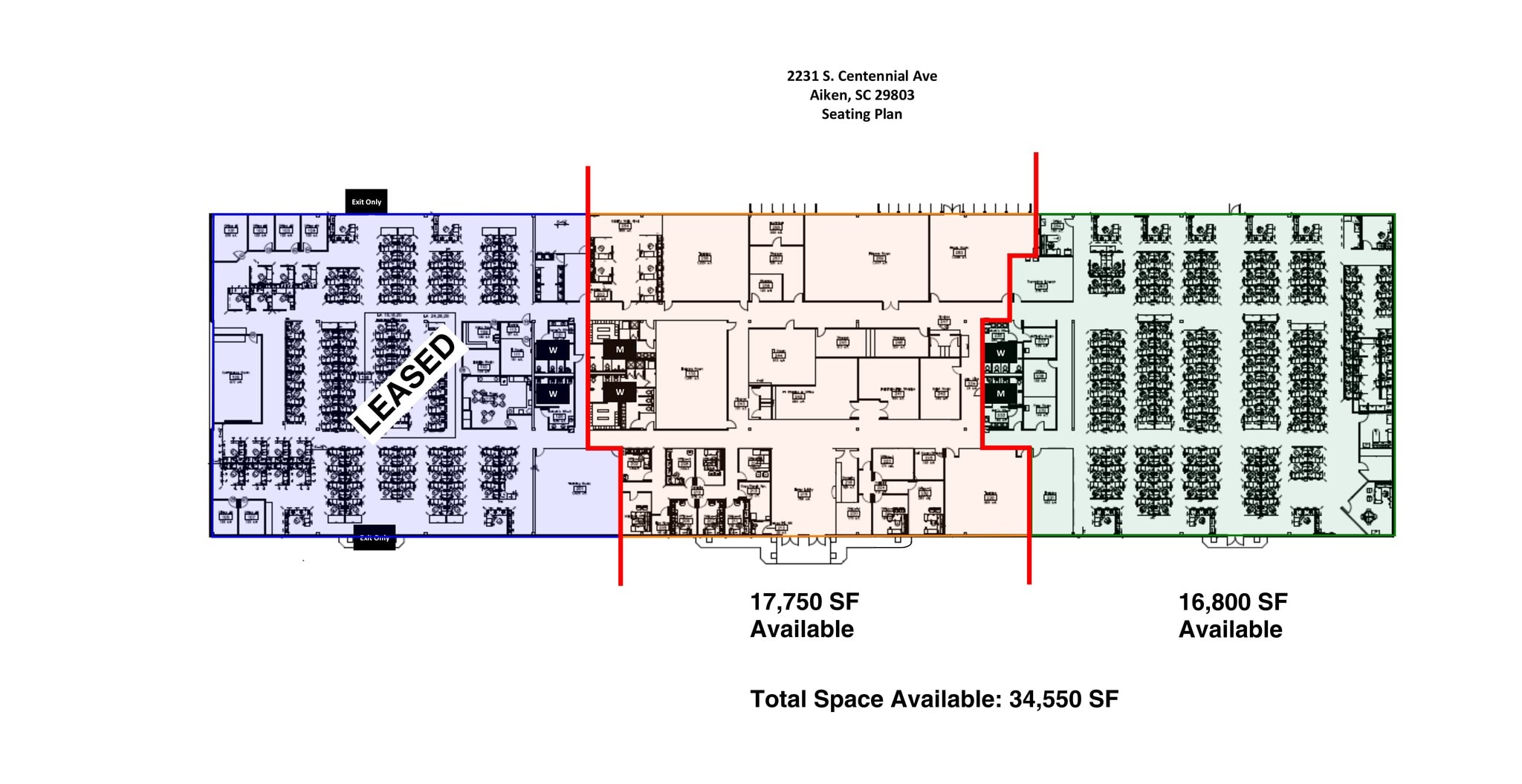 2231 S Centennial Ave, Aiken, SC à louer Plan de site– Image 1 sur 1