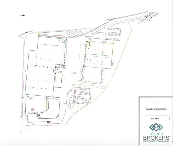 Industriel/Logistique dans Avignon à louer - Plan de site – Image 2 sur 2