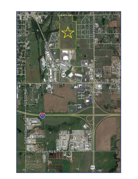 Elm Street in El Reno, El Reno, OK à vendre - Aérien – Image 2 sur 2