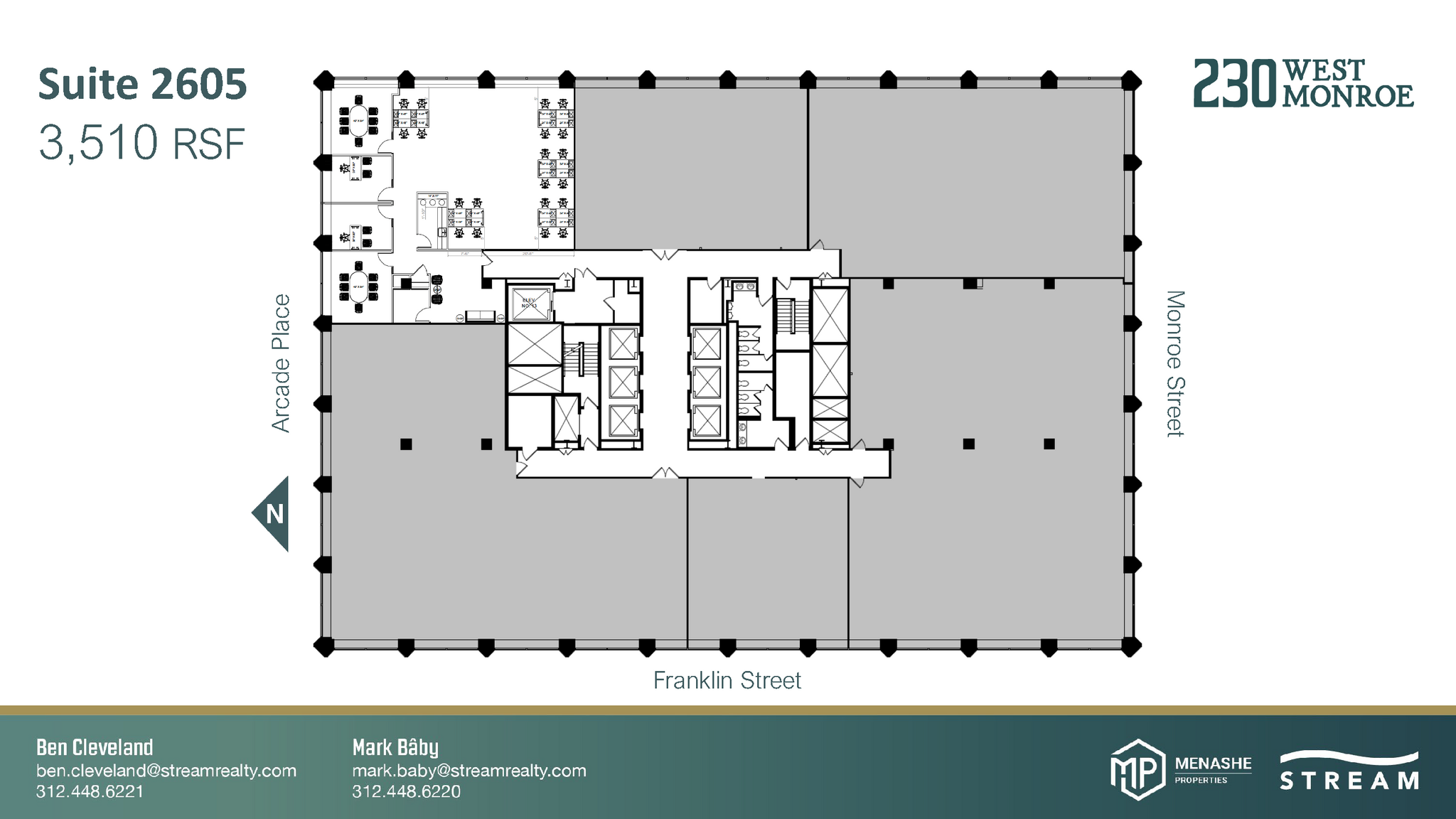 230 W Monroe St, Chicago, IL à louer Plan d’étage– Image 1 sur 1