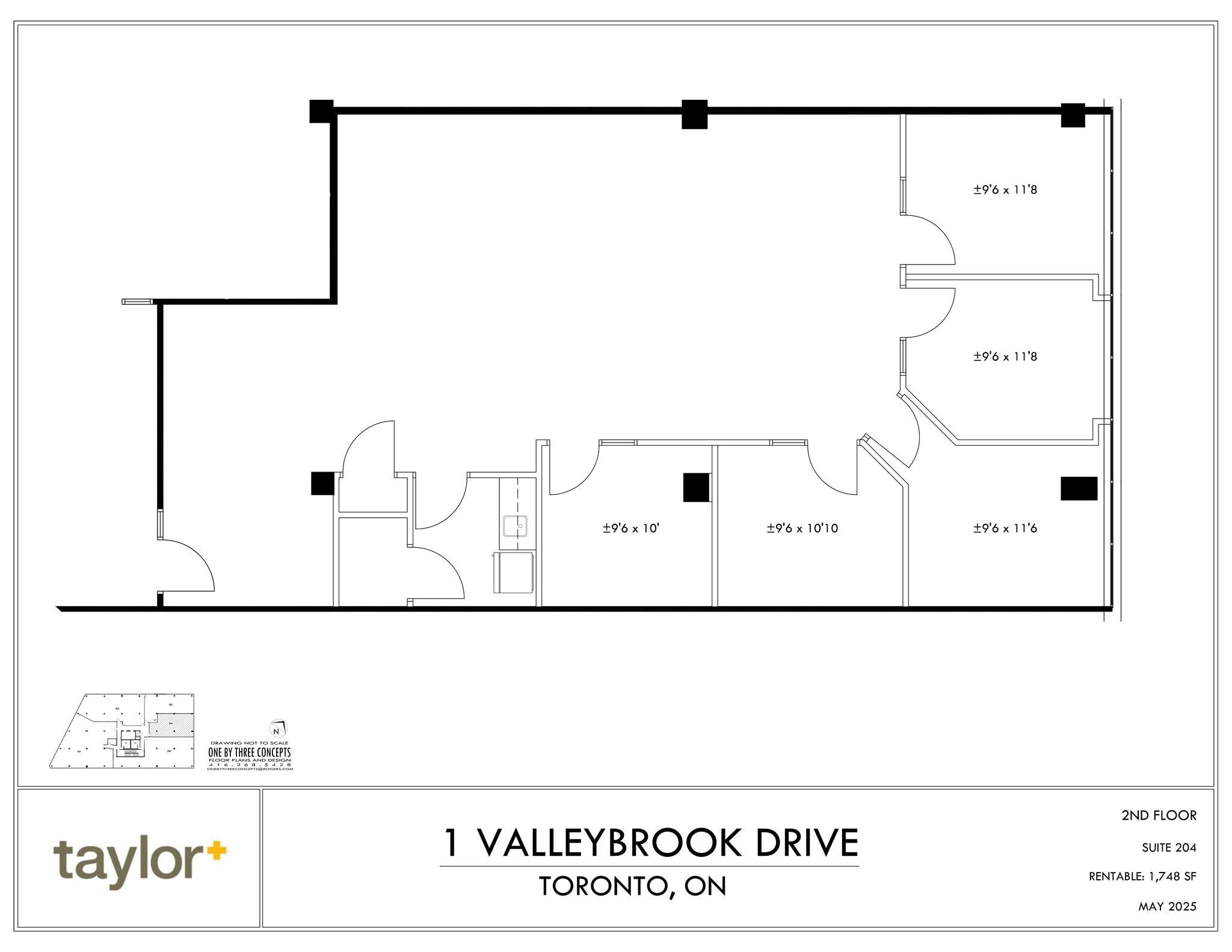 1 Valleybrook Dr, Toronto, ON à louer Plan de site– Image 1 sur 1