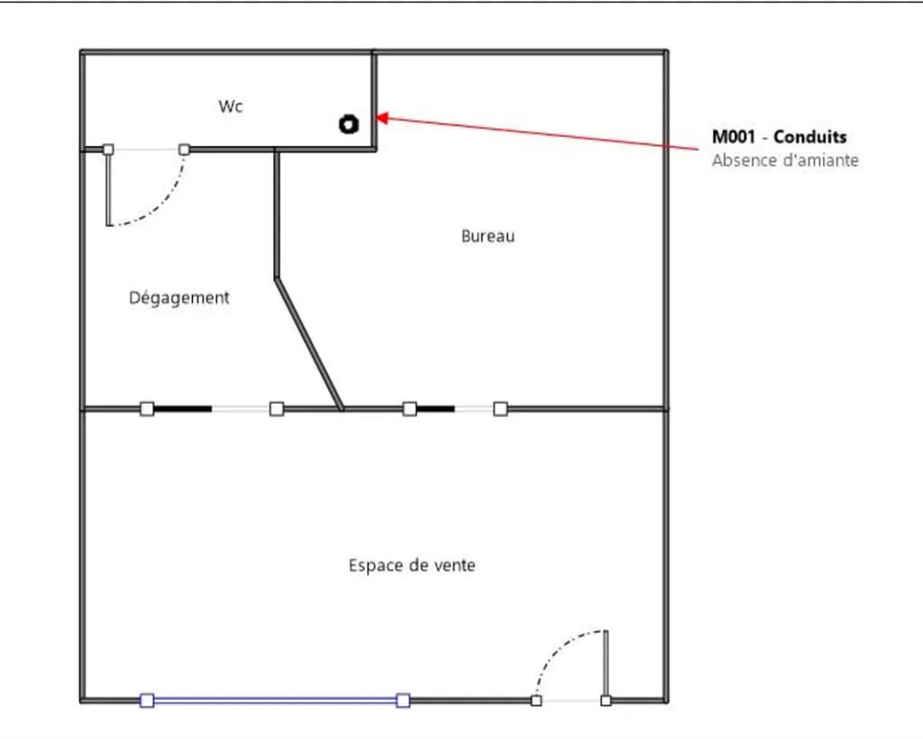 Local commercial dans Paris à louer Plan d’étage– Image 1 sur 4
