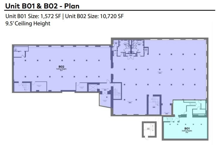 109-117 George St, Toronto, ON à louer Plan d’étage– Image 1 sur 1