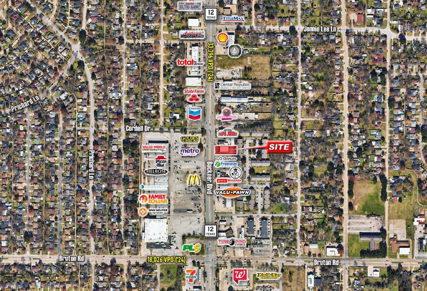 2244 S Buckner Blvd, Dallas, TX à vendre - Photo de l’immeuble – Image 2 sur 3