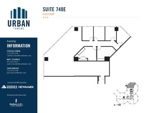 222 W Las Colinas Blvd, Irving, TX à louer Plan d’étage– Image 1 sur 2