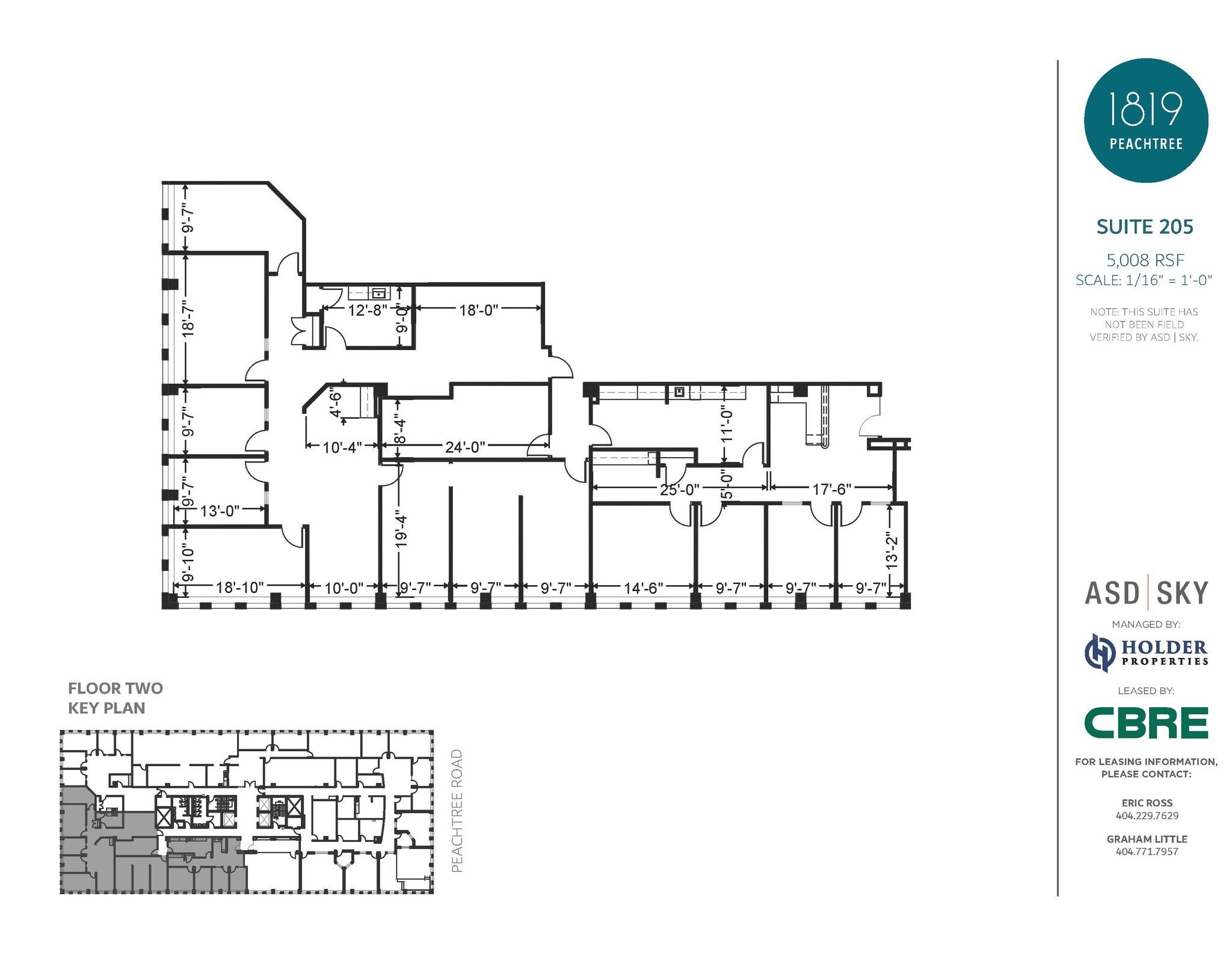 1819 Peachtree Rd, Atlanta, GA à louer Plan d’étage– Image 1 sur 1