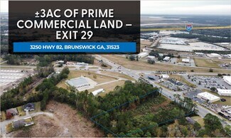 Plus de détails pour 3250 & 3264 US Highway 82, Brunswick, GA - Terrain à vendre