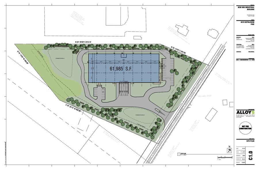 4610 Bethlehem Pike, Telford, PA à louer - Plan de site – Image 3 sur 3