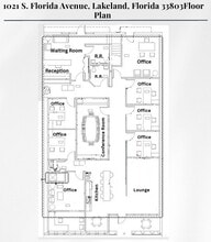 1021 S Florida Ave, Lakeland, FL à louer Plan d’étage– Image 1 sur 1