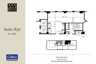 333 N Michigan Ave, Chicago, IL à louer Plan d’étage– Image 1 sur 1