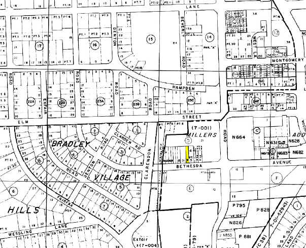 4929 Bethesda Ave, Bethesda, MD à louer - Plan cadastral – Image 2 sur 2