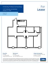 12727 Kimberley Ln, Houston, TX à louer Plan d’étage– Image 2 sur 2