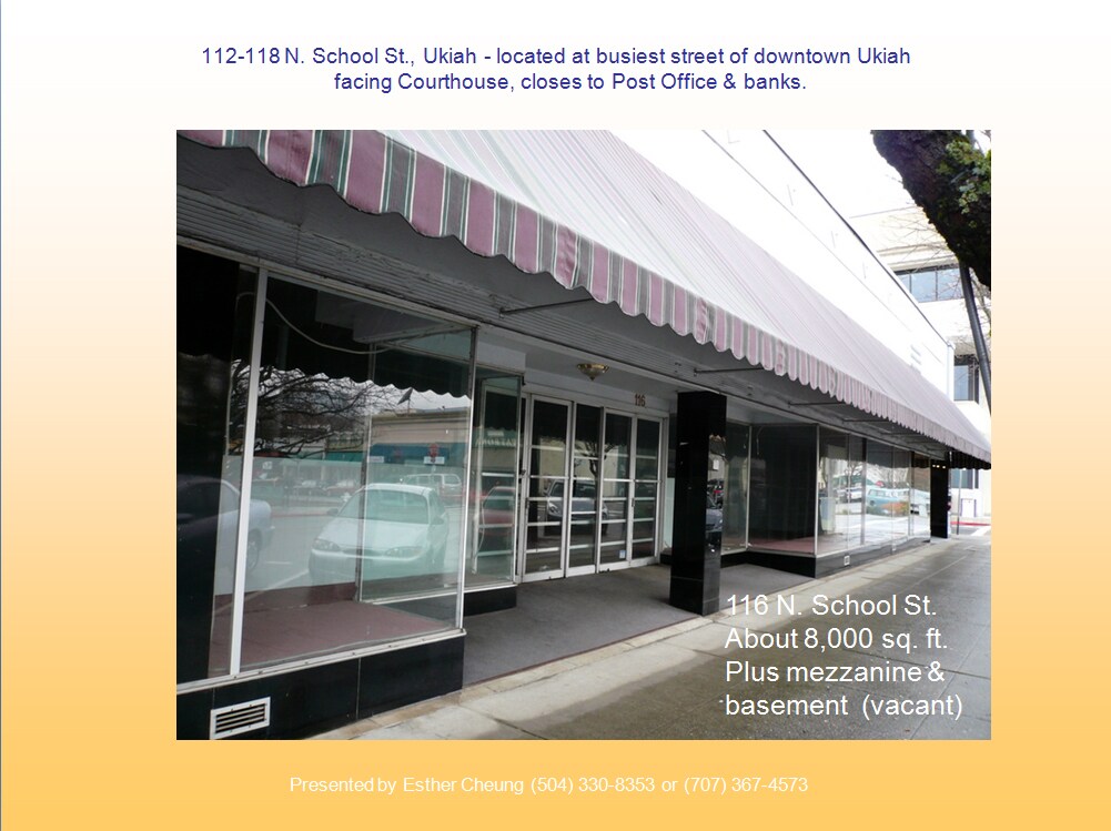 116 N School St, Ukiah, CA à louer Photo de l’immeuble– Image 1 sur 7