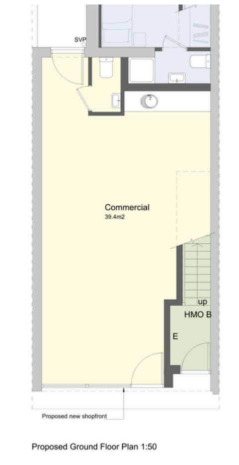 39 Brighton Rd, Worthing à louer Plan d’étage– Image 1 sur 1