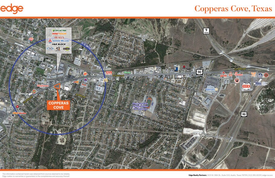 Hwy 190 & E. Robertson Ave, Copperas Cove, TX à louer - Photo de l’immeuble – Image 2 sur 4