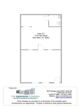 2109-2139 Tapo St, Simi Valley, CA à louer Plan d’étage– Image 1 sur 1