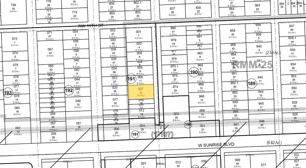 1021 NW 4th Ave, Fort Lauderdale, FL à vendre - Plan cadastral – Image 3 sur 19