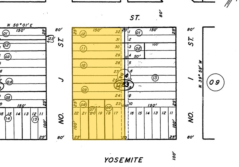 413 W Yosemite Ave, Madera, CA à louer - Plan cadastral – Image 2 sur 7