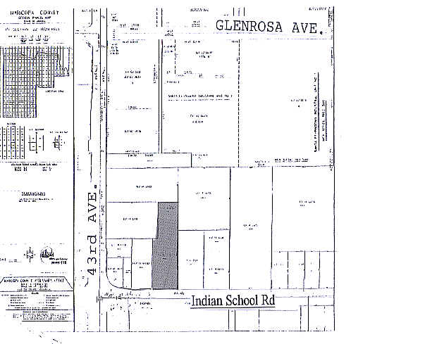 4232 W Indian School Rd, Phoenix, AZ à vendre - Plan cadastral – Image 2 sur 6