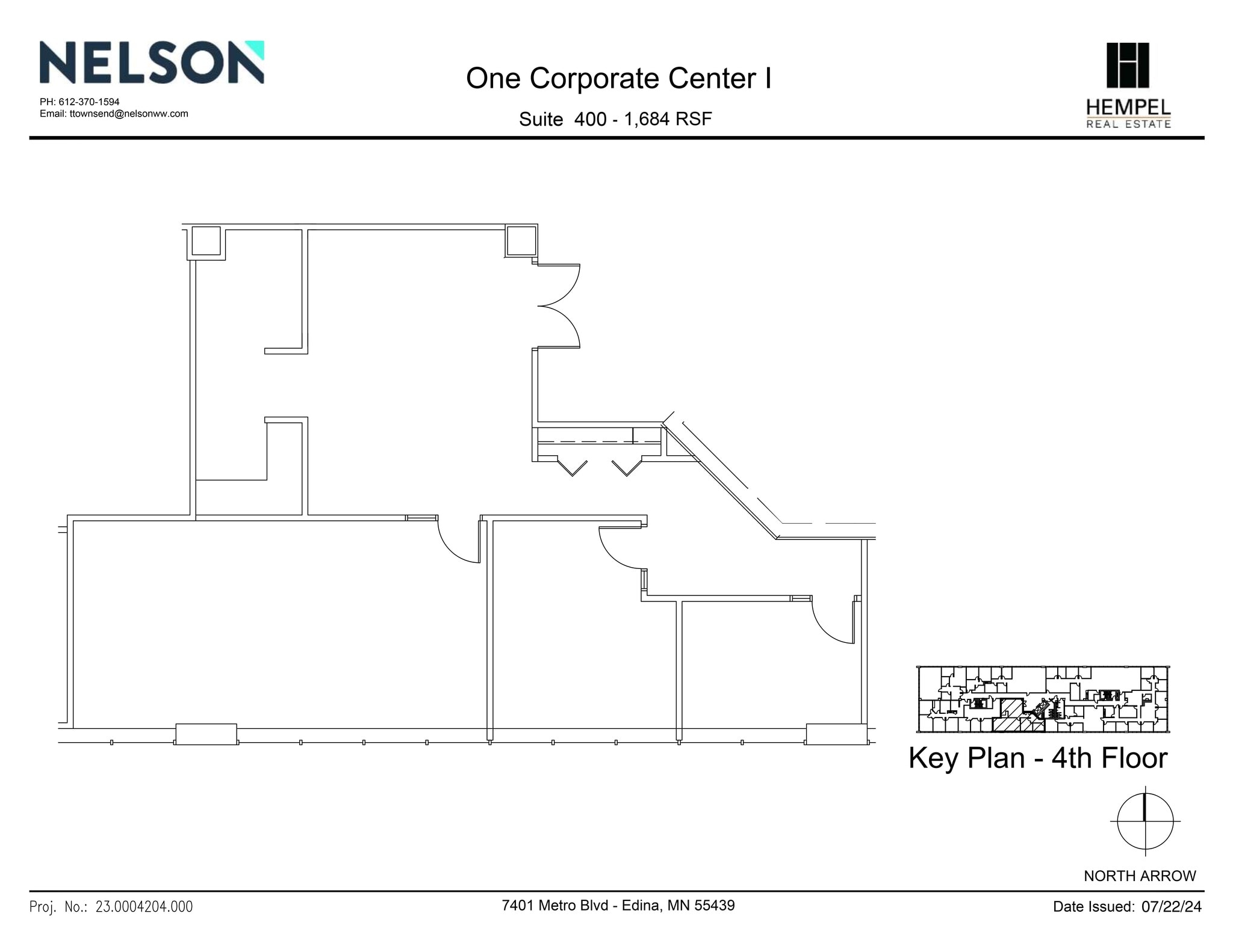 7401 Metro Blvd, Edina, MN à louer Plan de site– Image 1 sur 1
