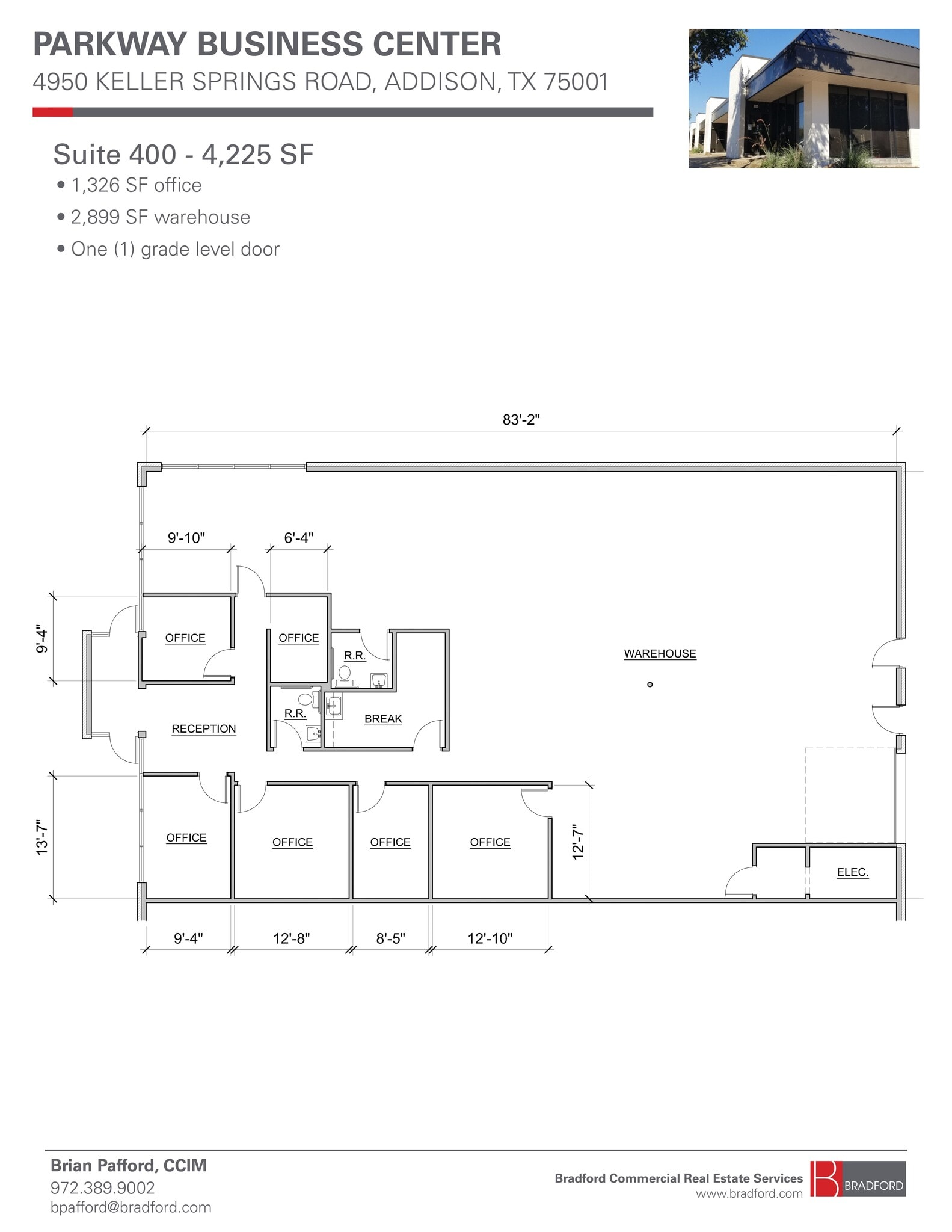 4950 Keller Springs Rd, Addison, TX à louer Plan de site– Image 1 sur 1