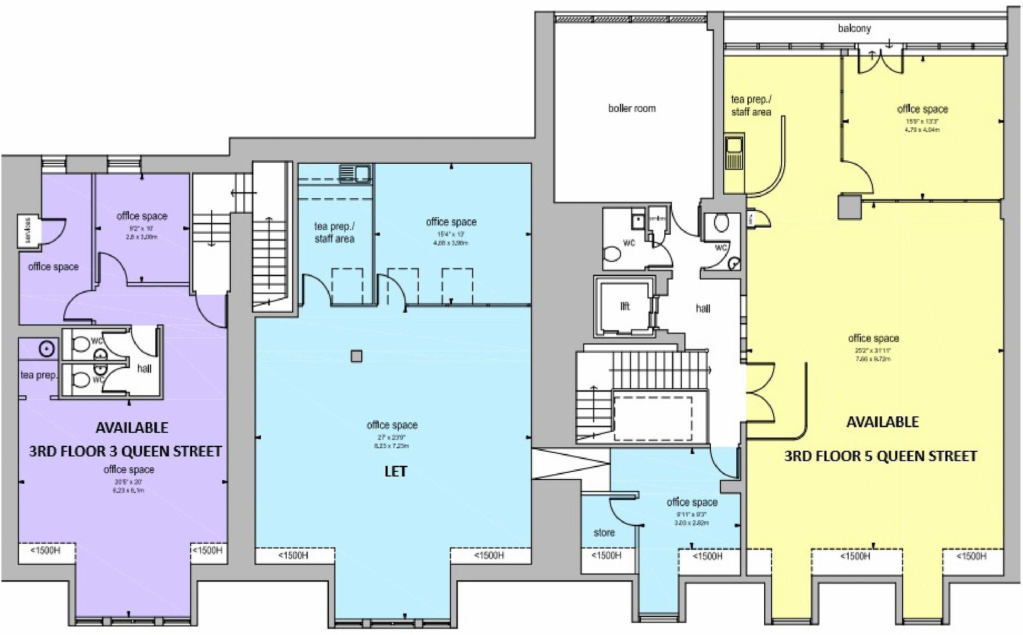 3-5 Queen St, Edinburgh à louer Plan d’étage– Image 1 sur 13