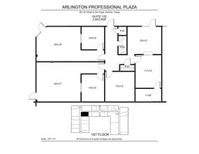 801 W Road To Six Flags, Arlington, TX à louer Plan d’étage– Image 1 sur 1