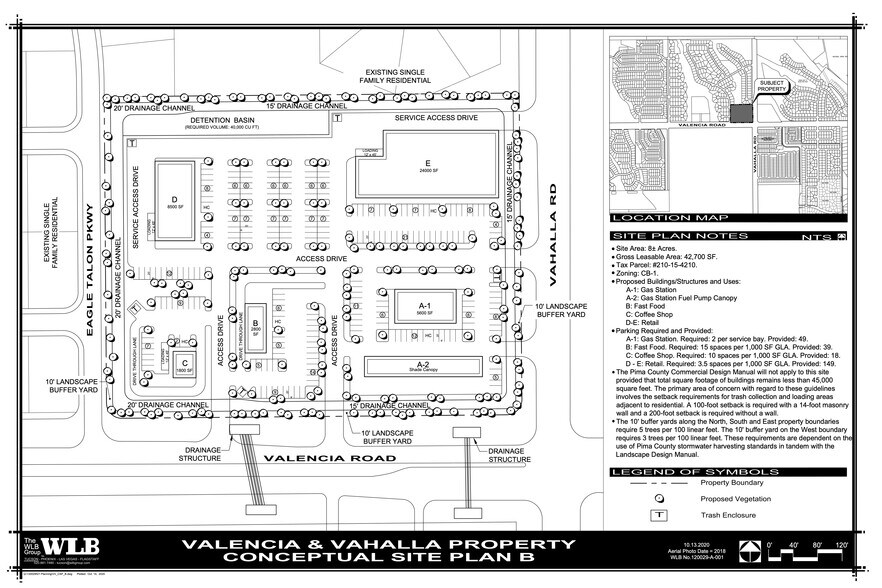 7800 Valencia Road, Tucson, AZ à vendre - Plan de site – Image 2 sur 3