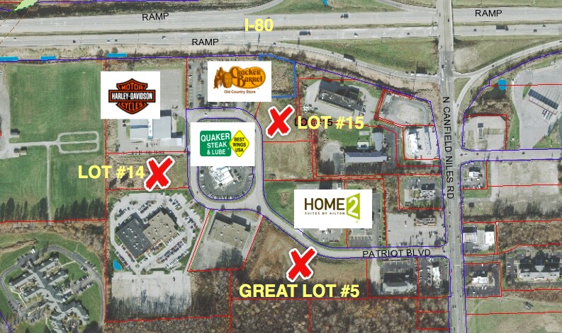 Patriot Drive, Austintown, OH à vendre - Aérien – Image 3 sur 4