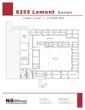 8255 Lemont Rd, Darien, IL à louer Plan d’étage– Image 1 sur 1
