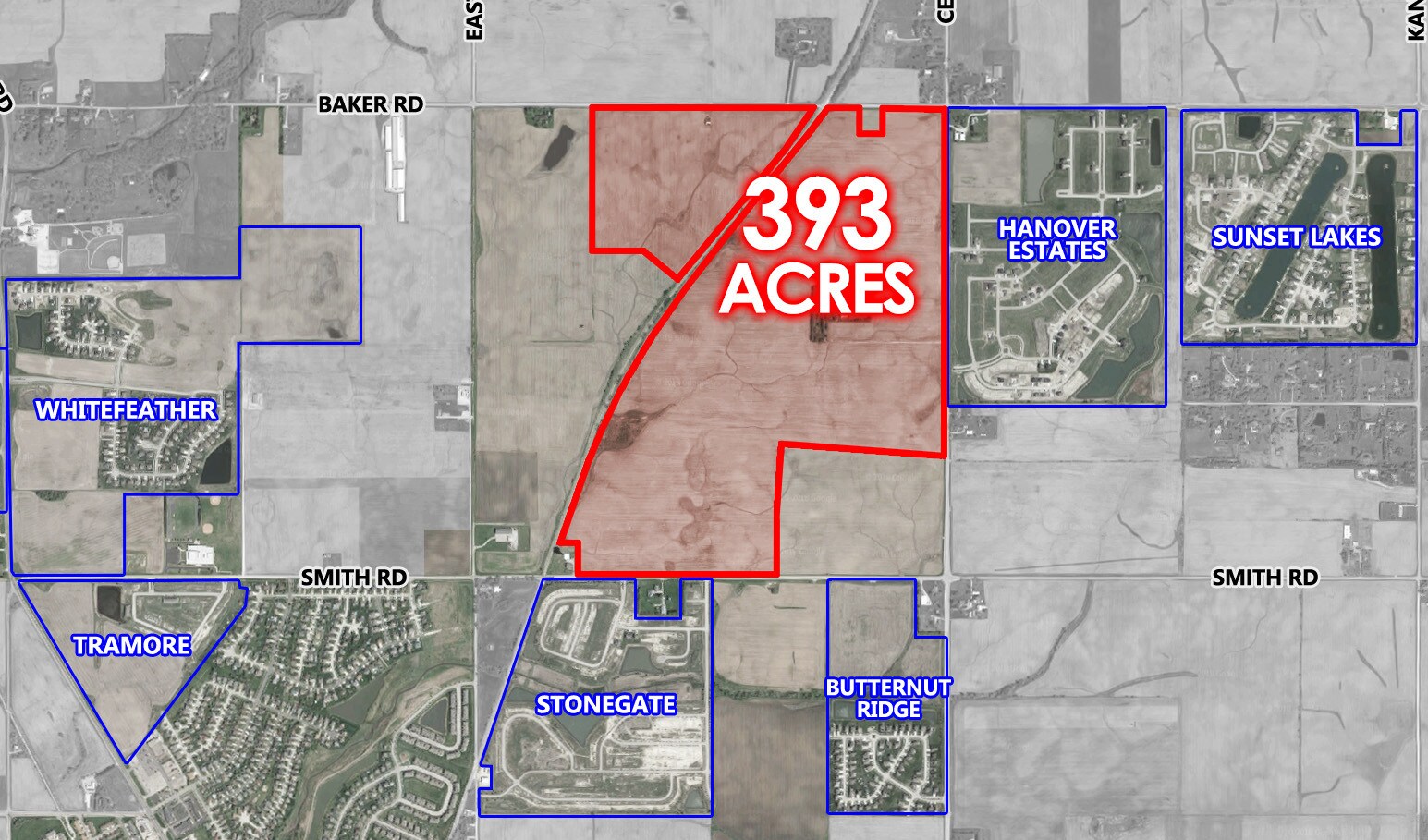 Cedar Rd, Manhattan, IL à vendre Aérien– Image 1 sur 6