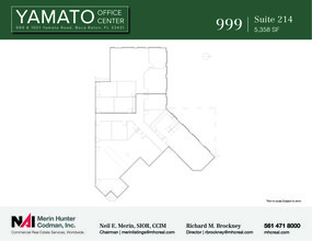 999 Yamato Rd, Boca Raton, FL à louer Plan d’étage– Image 1 sur 1