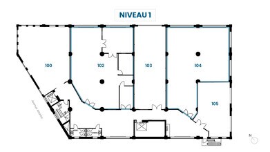400 Av Atlantic, Montréal, QC à louer Plan d’étage– Image 1 sur 1