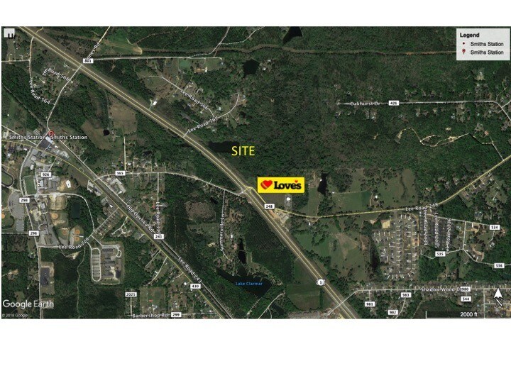 567 Lee Rd, Smiths Station, AL à vendre - Aérien – Image 2 sur 3